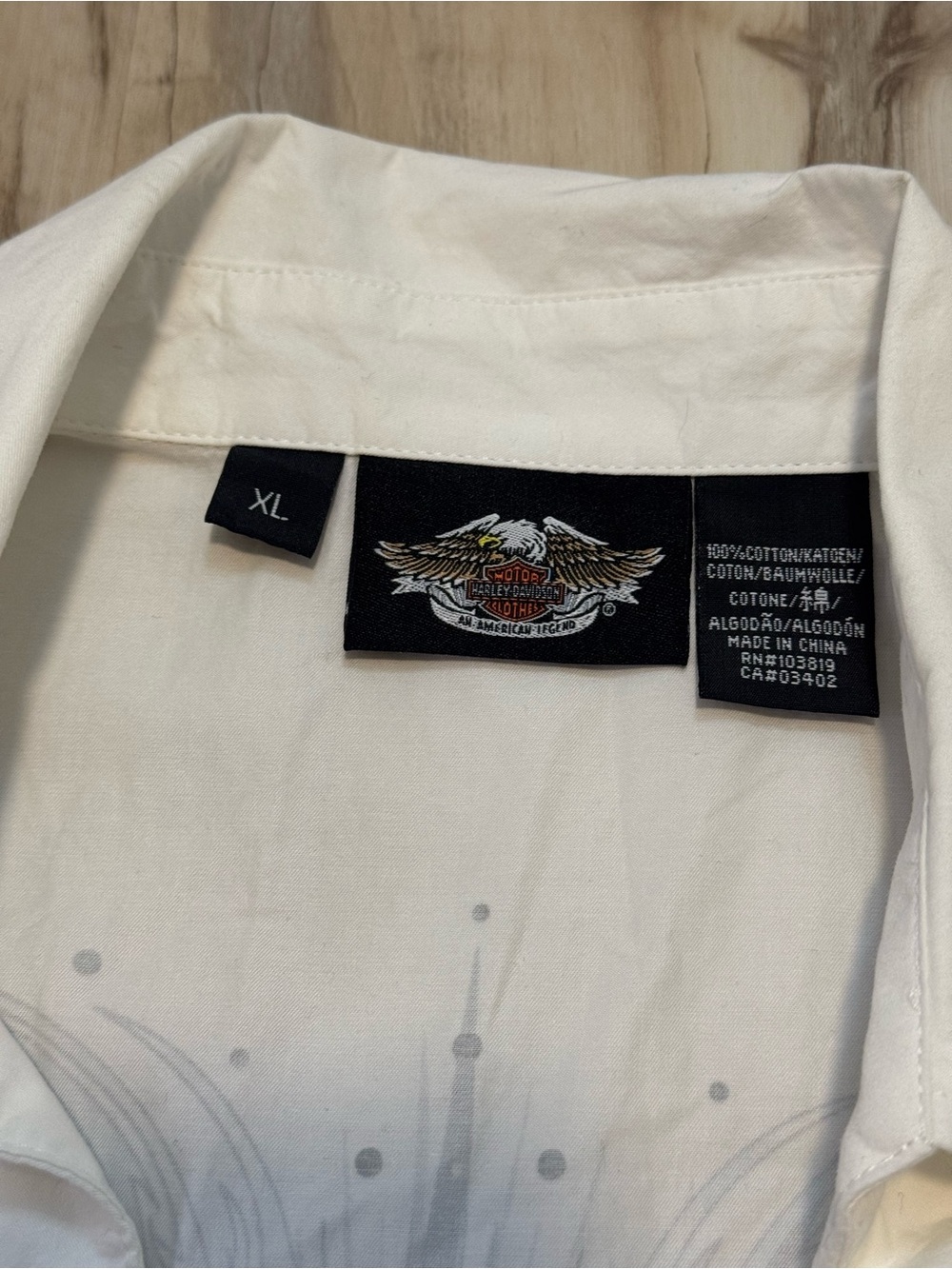 Y2K Harley Davidson White Vest - Picture 4 of 5